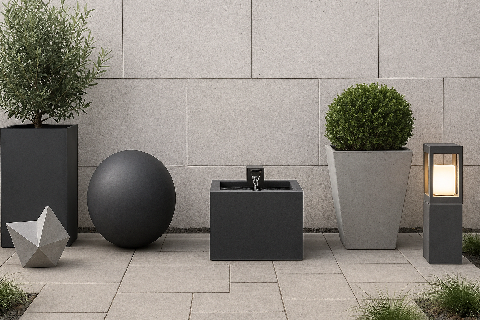 Banner afbeelding tuindecoraties modern